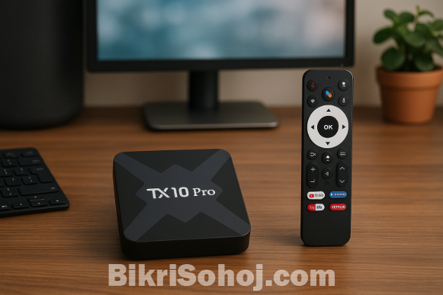 4K Ultra HD স্ট্রিমিং, ভয়েস কন্ট্রোল, আর Android TV Box